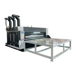 corrugated cardboard two-color printing die-cutting machine